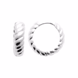 Croissant mini Hoops Silver