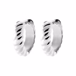 Croissant mini Hoops Silver