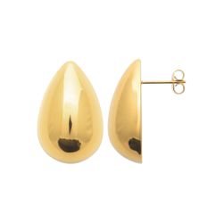 Bold Drop Earrings Gold PVD