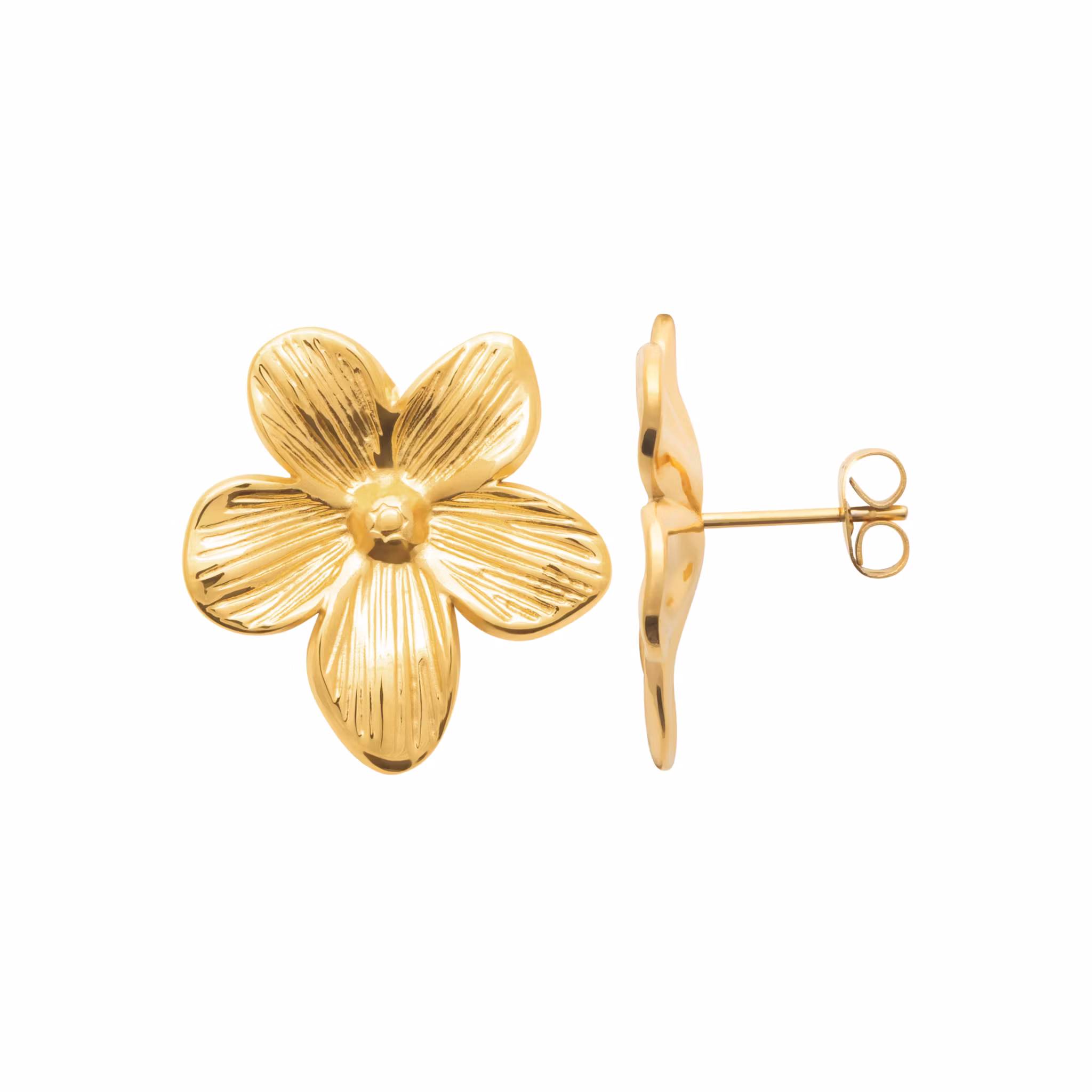 Fleur Earrings Gold PVD