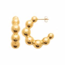 Bubble Earrings Gold PVD