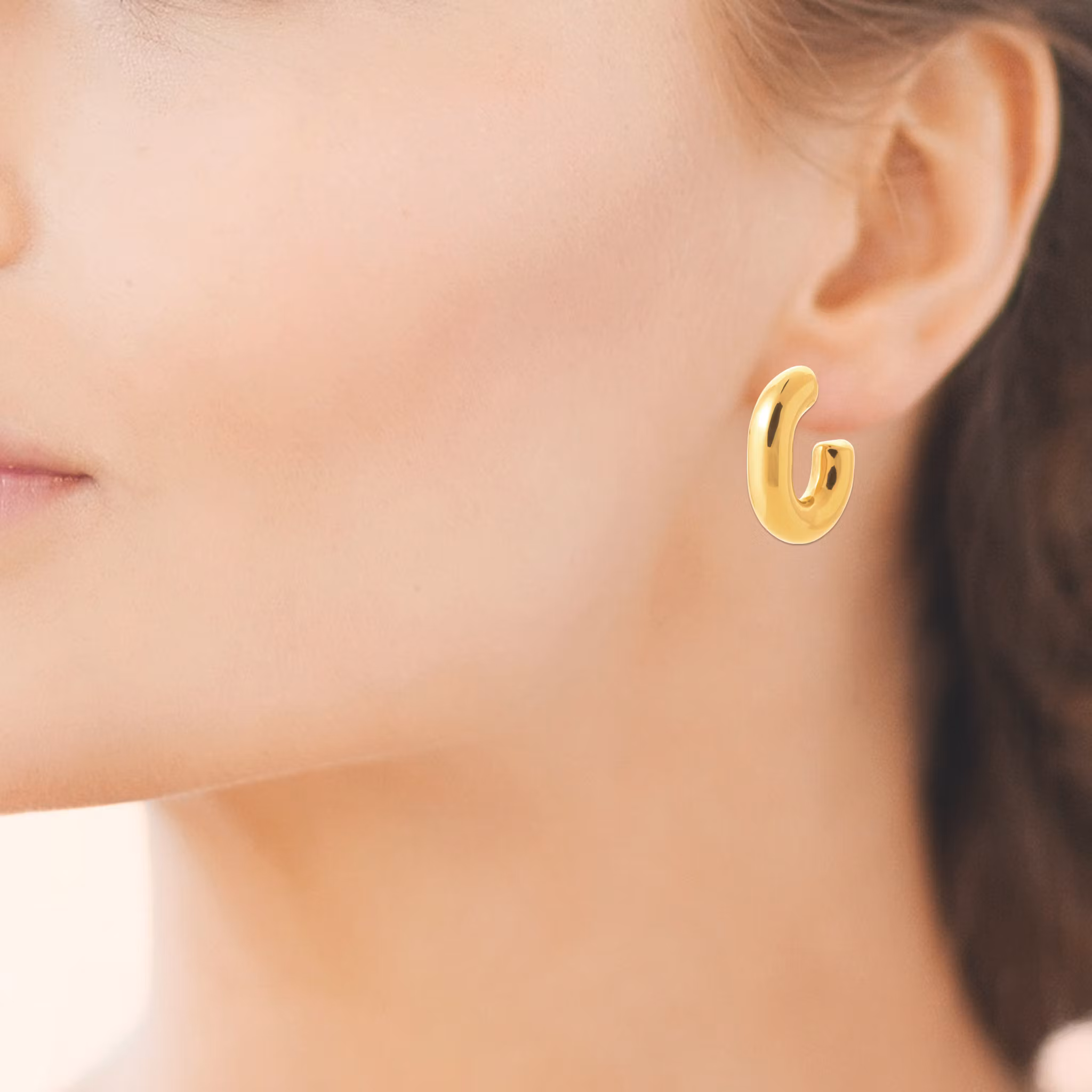 Chunky Hoops Gold PVD