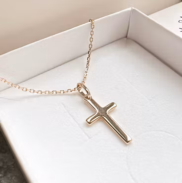 Cross Necklace Gold