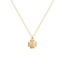 Clover Necklace Gold