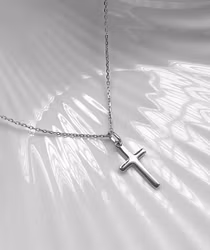 Cross Necklace Silver