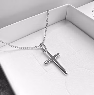 Cross Necklace Silver