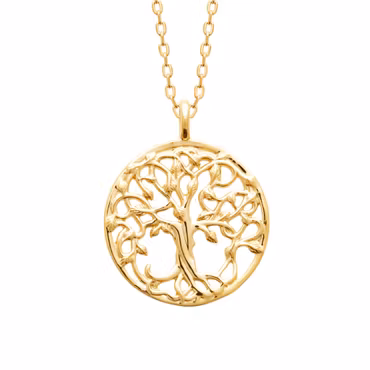 Tree Of Life Necklace Gold