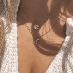 Letter A Pendant Gold