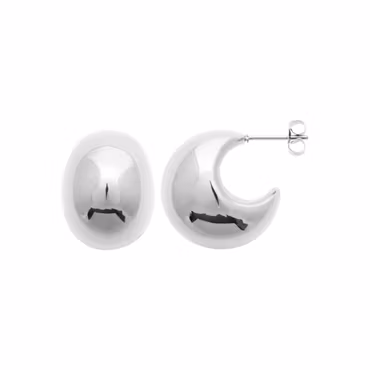 Bold Hoops Steel