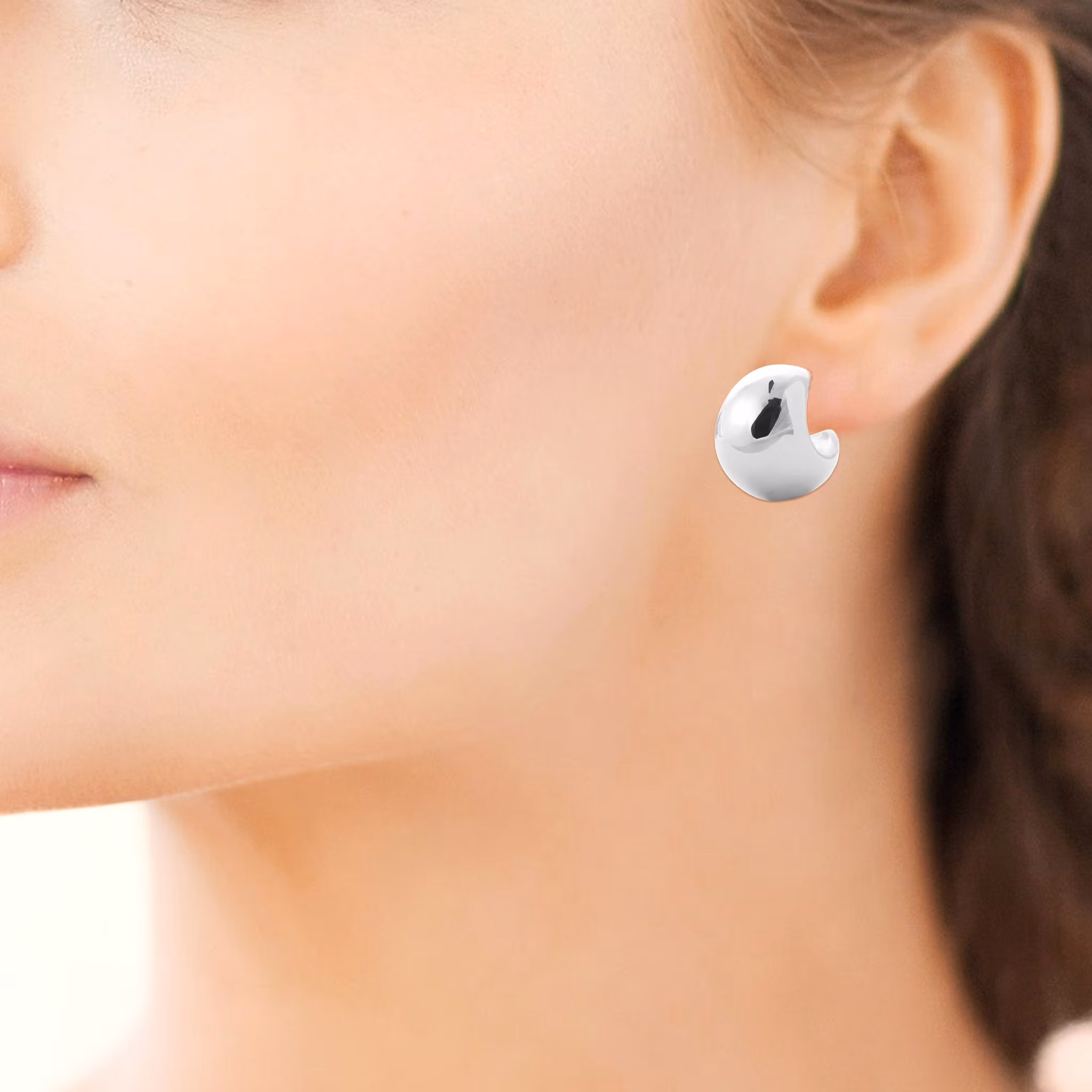 Bold Hoops Steel