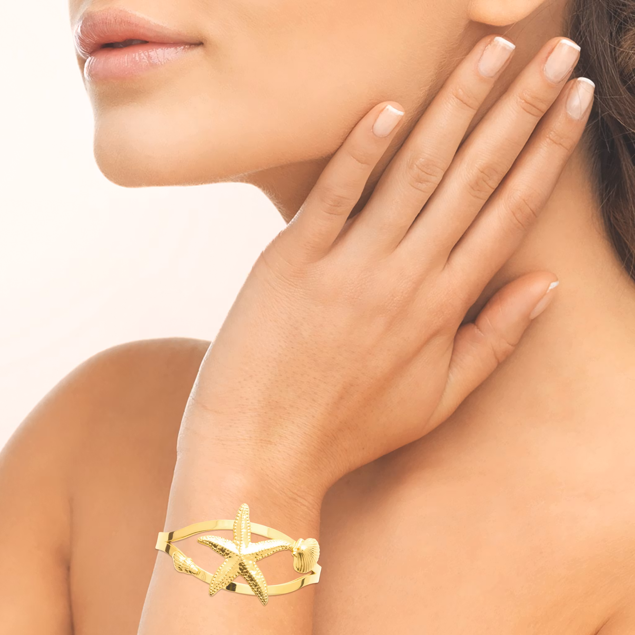 Seastar Bangle Gold PVD