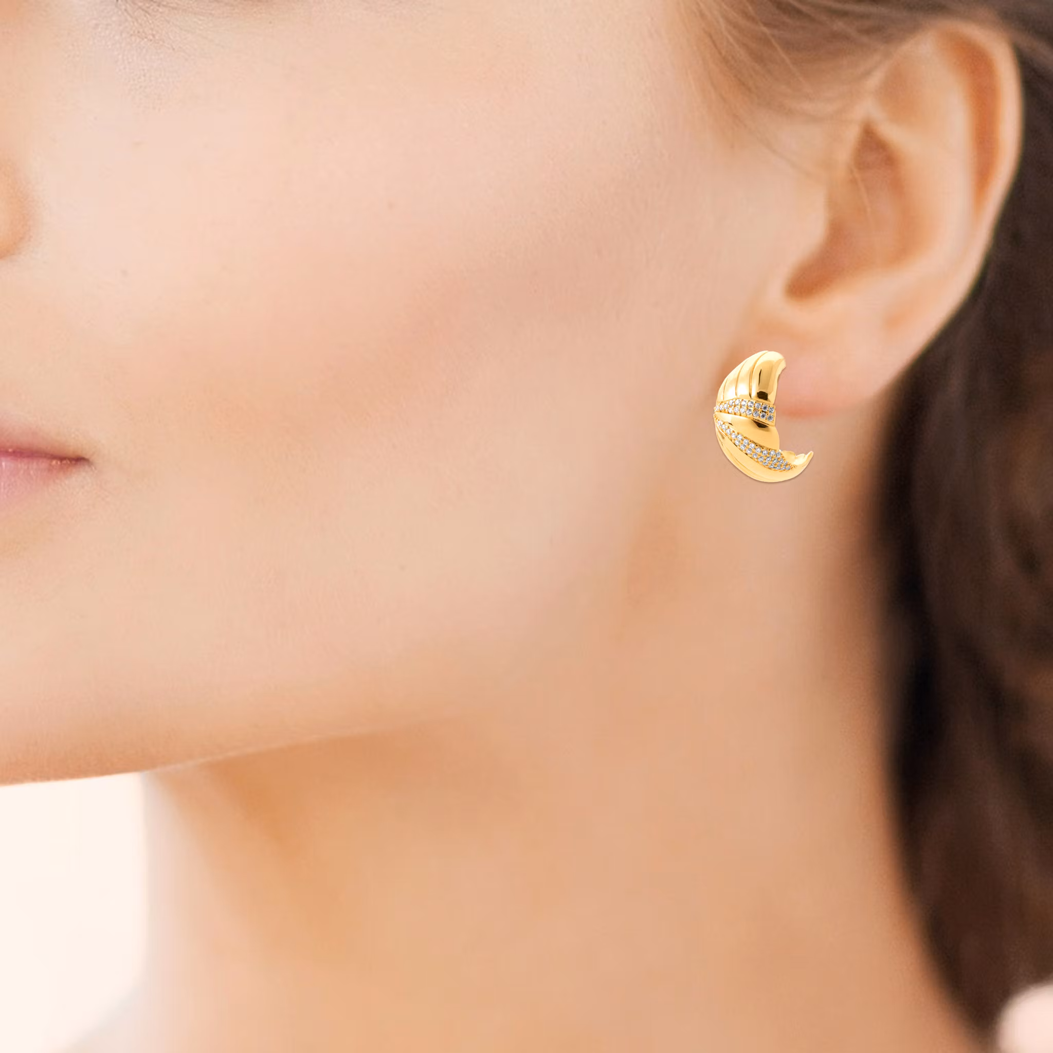 Delphine Earrings Gold