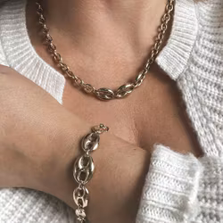 Maelle Necklace Gold PVD