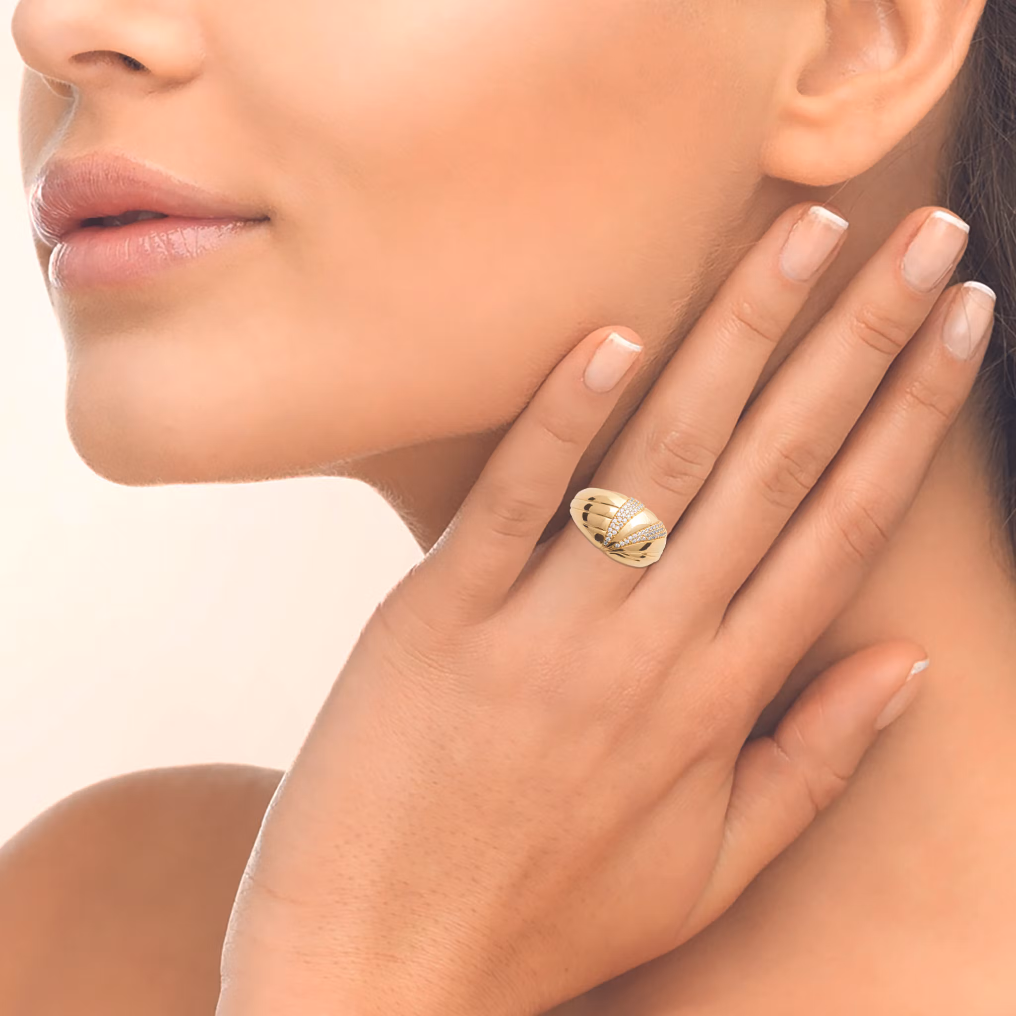 Delphine Ring Gold