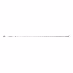 Serena Tennis Bracelet Silver