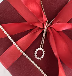 Serena Necklace Gold CZ