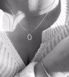 Serena Necklace Silver CZ