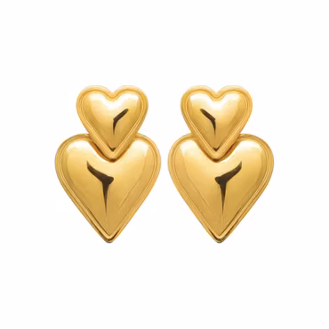 Amore Earrings Gold