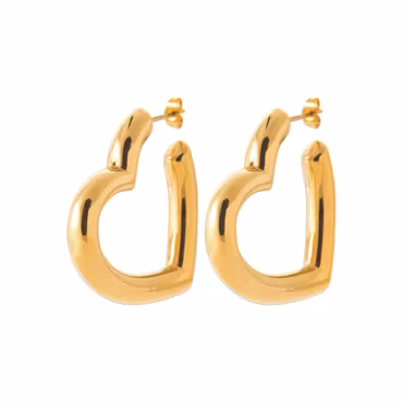 Amore Hoops Gold