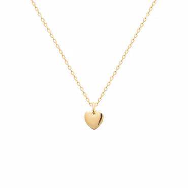 Claudia Heart Coin Gold
