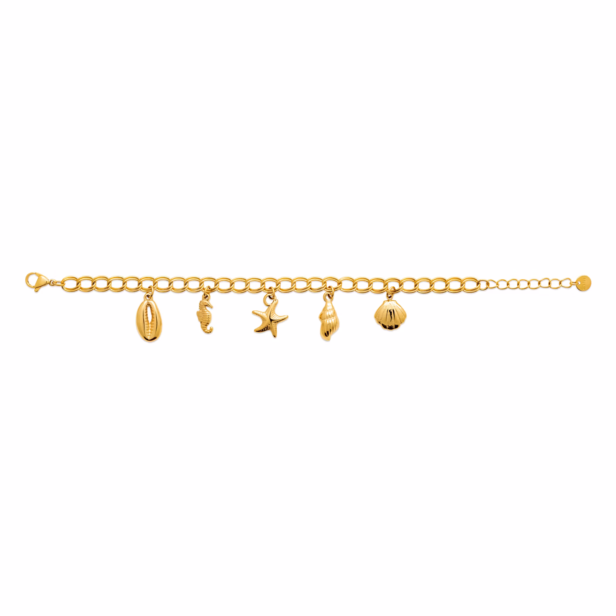 Riviera Charm Bracelet Gold