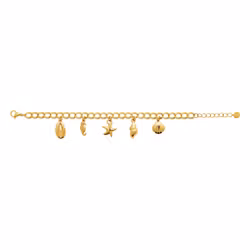 Riviera Charm Bracelet Gold