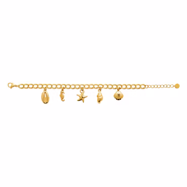 Riviera Charm Bracelet Gold