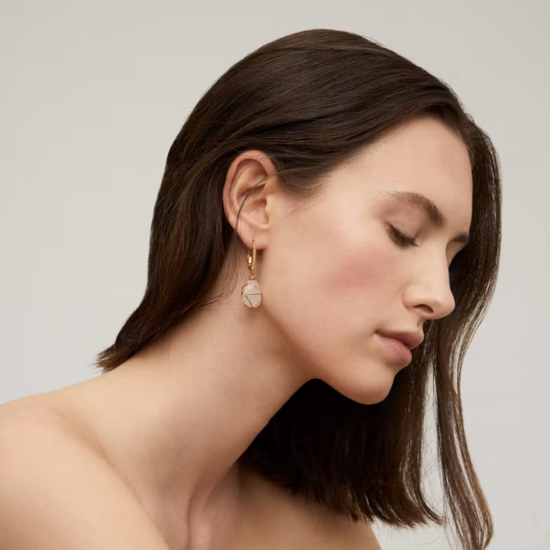 Tao Rainbow Earrings - Rock Crystal