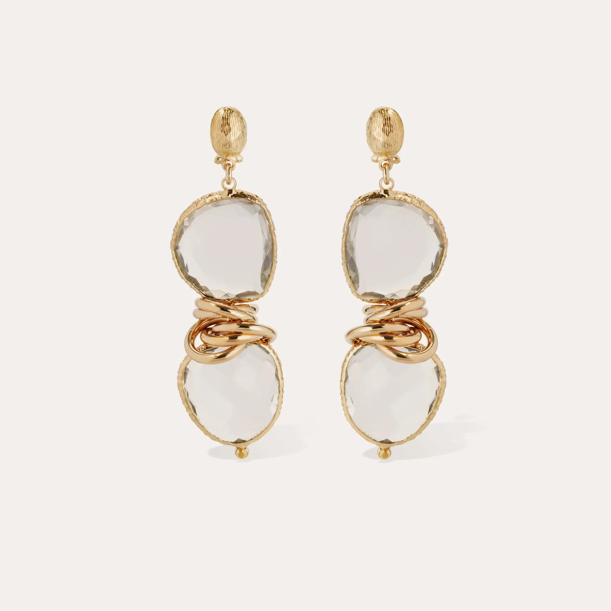 Sirena Earrings - Crystal