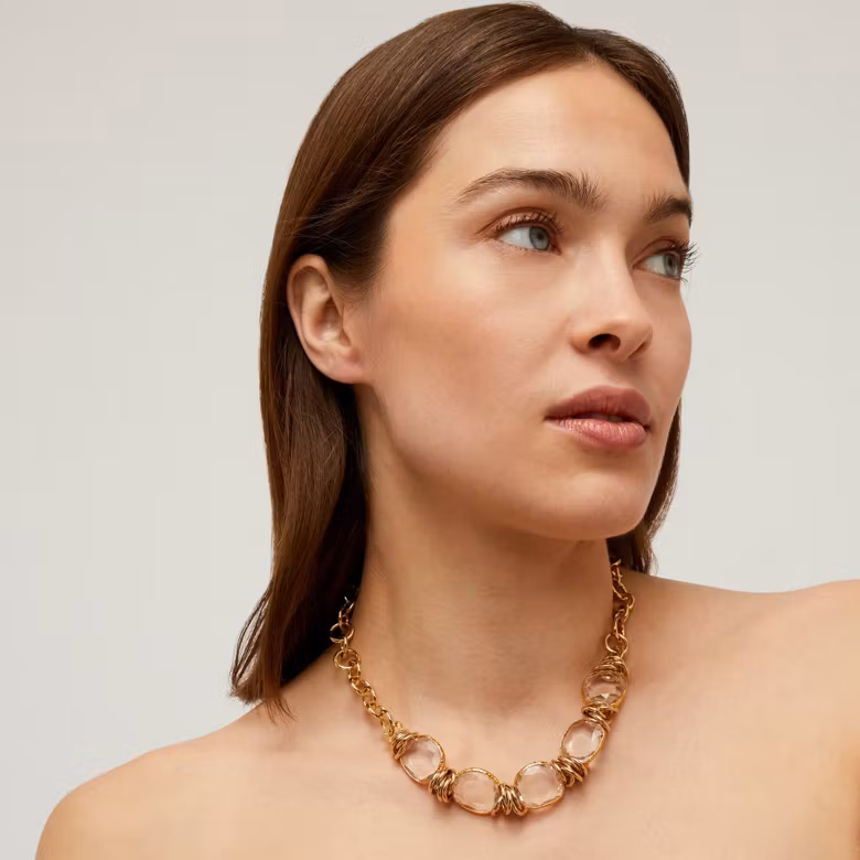 Sirena Necklace - Crystal