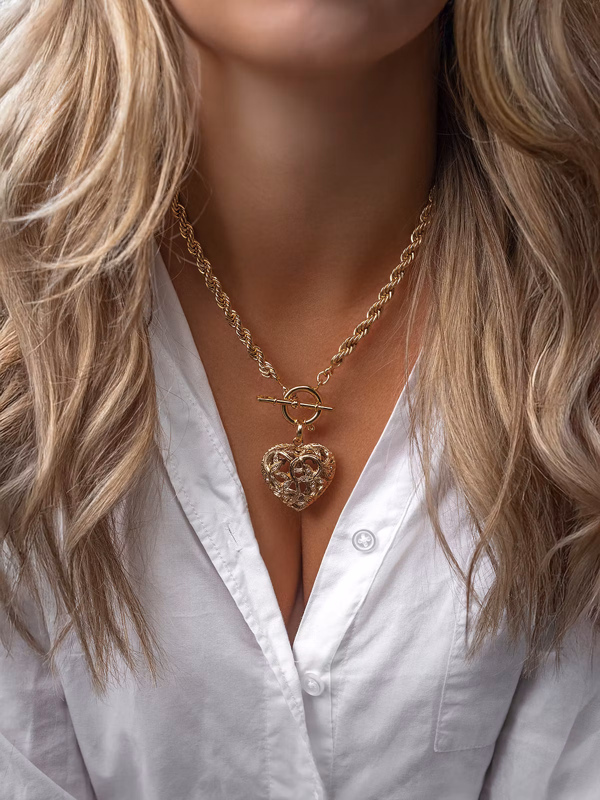 Coracao Liana Necklace Bicolor