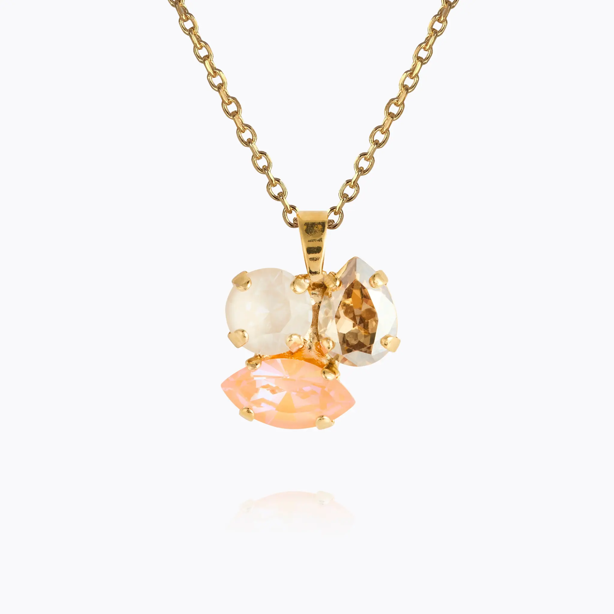 Ana Necklace Gold/ Mango Combo