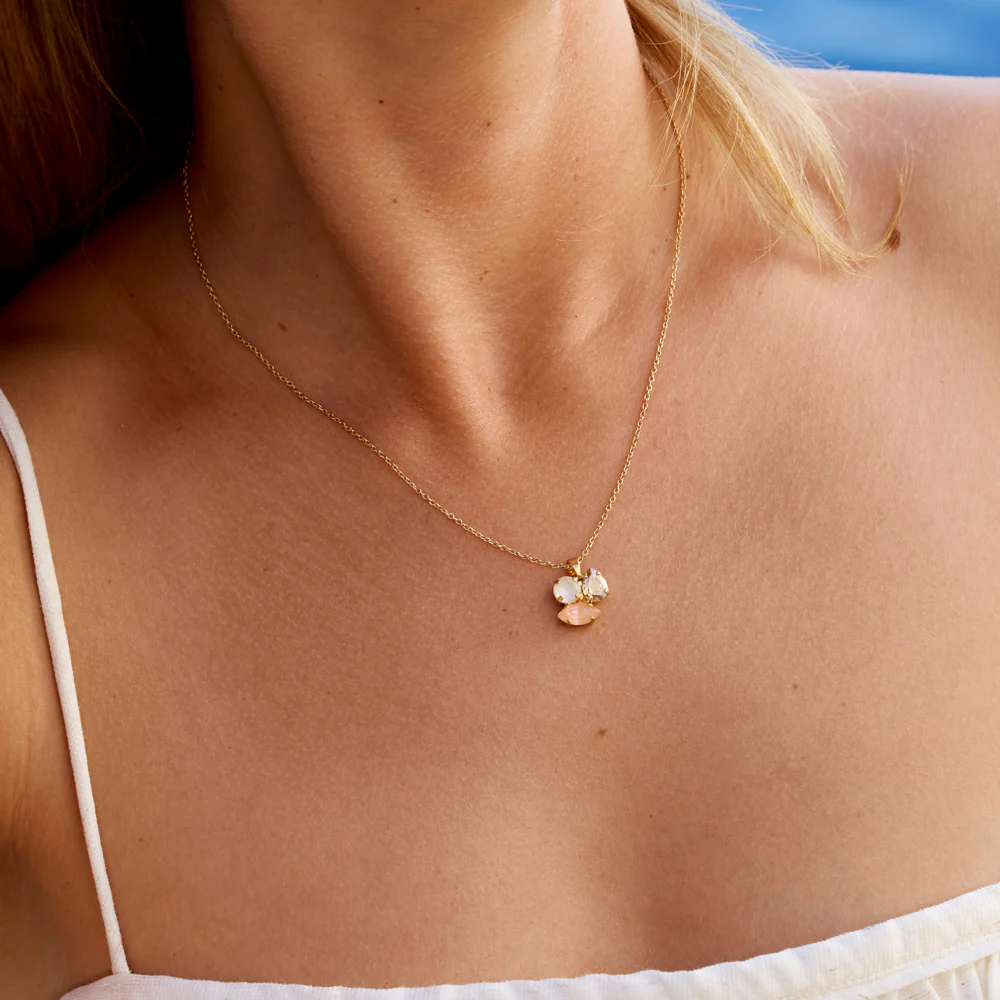 Ana Necklace Gold/ Mango Combo