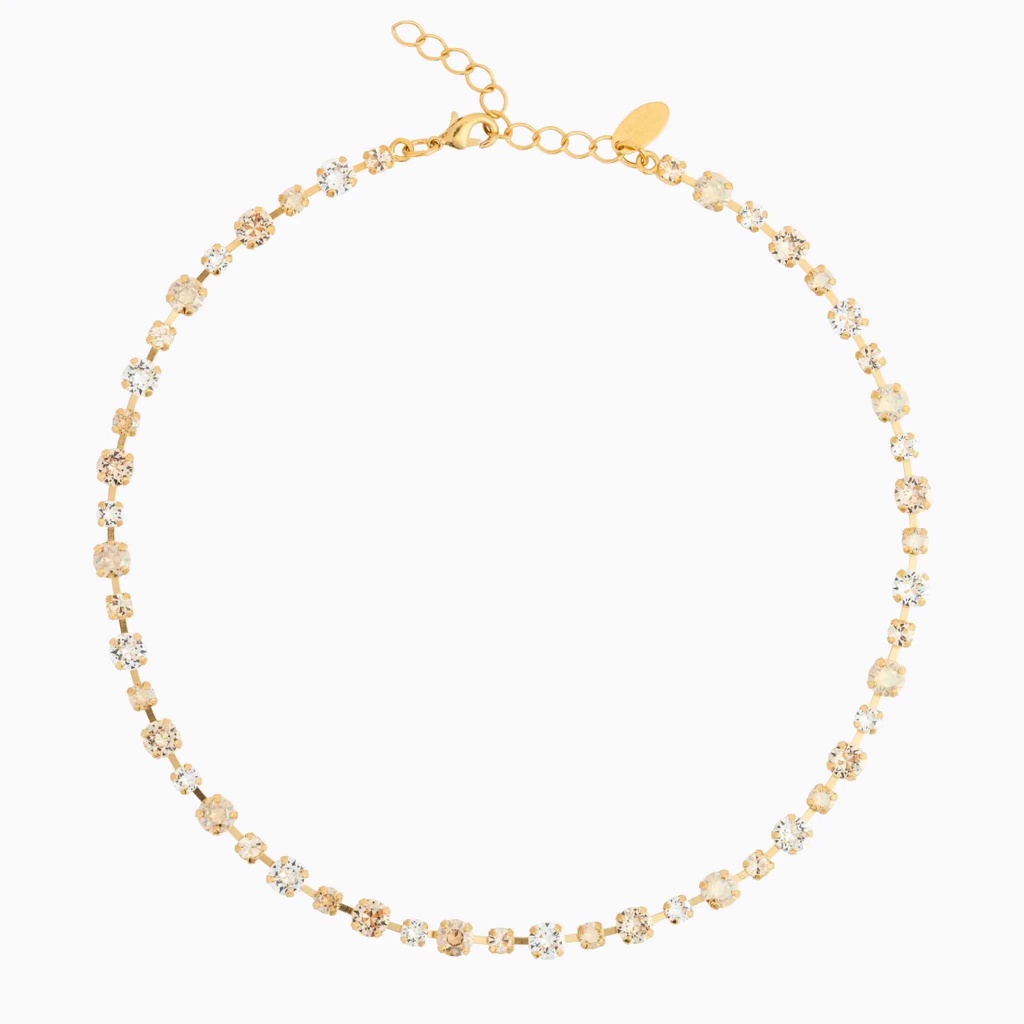 Calanthe Necklace Gold/ Golden Combo