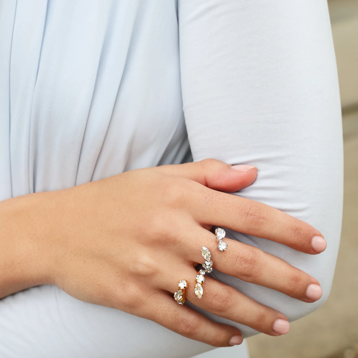 Alelia Ring Gold/ Cloud Combo