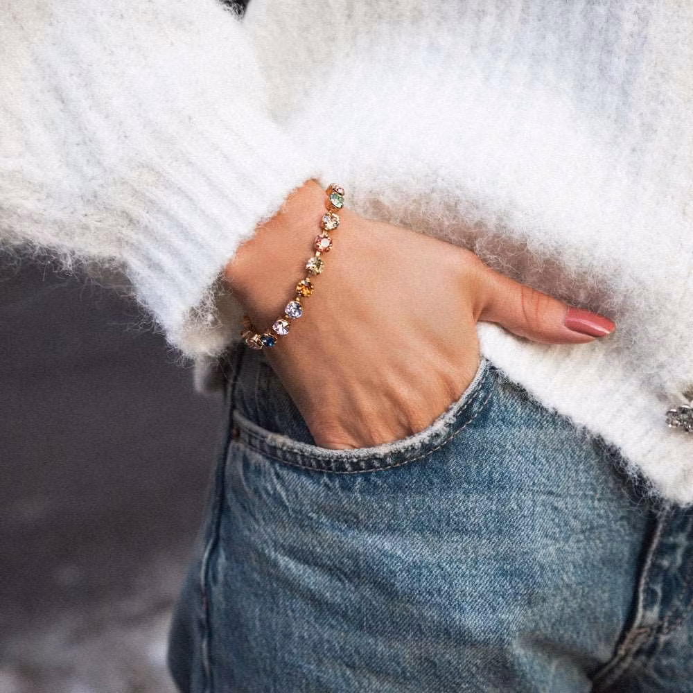 Childhood Edition Bracelet Gold/Rainbow Combo