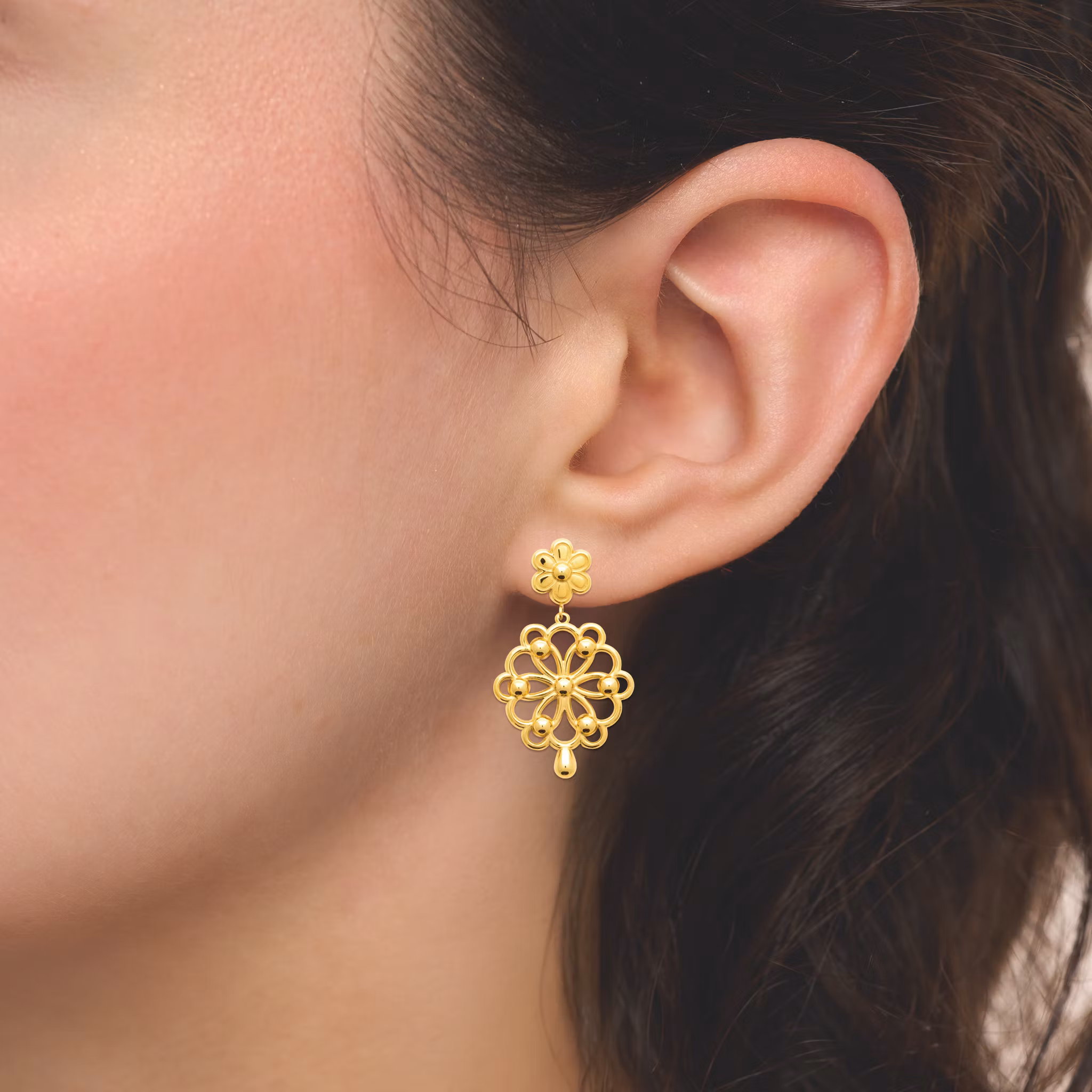 Louise Earrings Gold