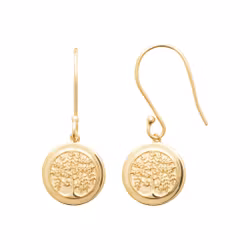 Tree Of Life Earrings II Gold