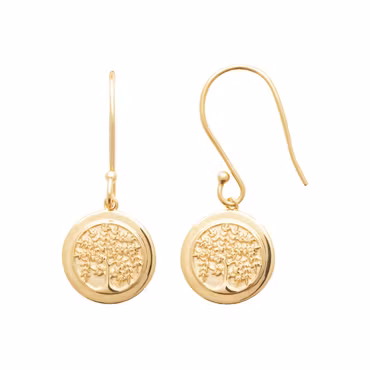 Tree Of Life Earrings II Gold
