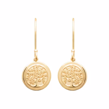 Tree Of Life Earrings II Gold