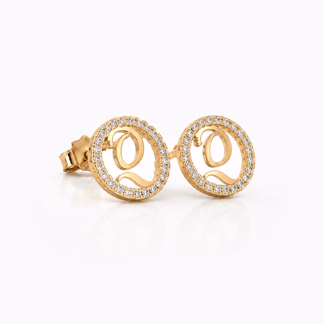Colette Stud Earrings Gold