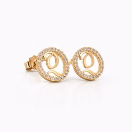 Colette Stud Earrings Gold