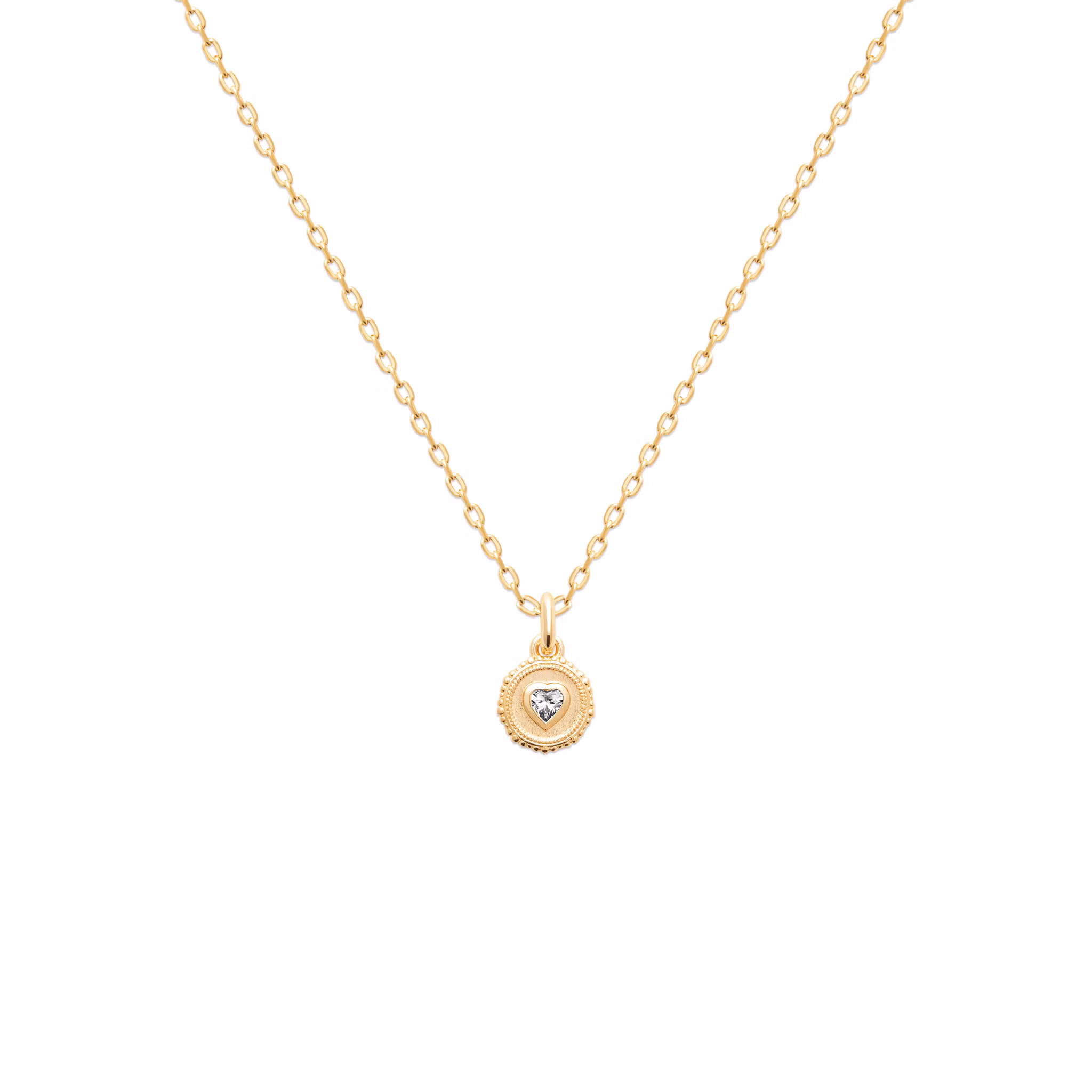 Lia Crystal Necklace Gold