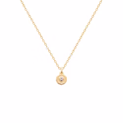 Lia Crystal Necklace Gold