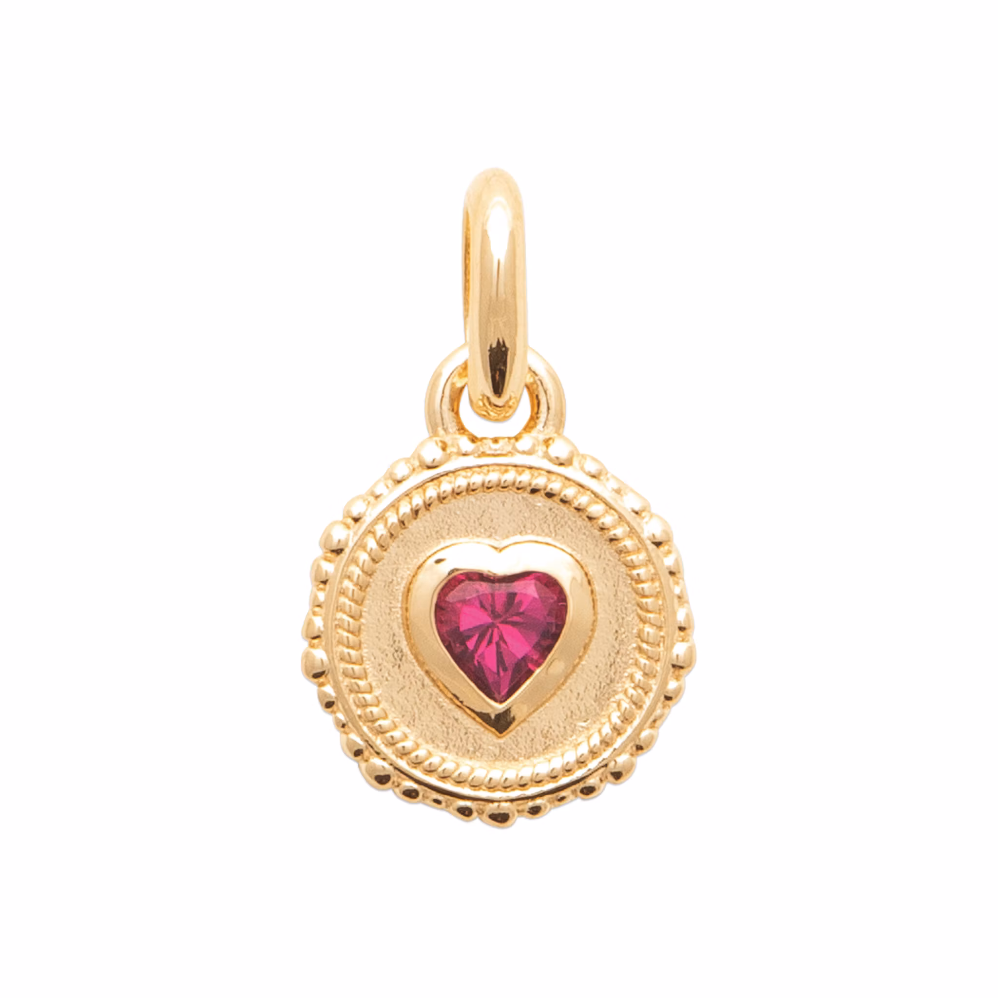 Lia Red Necklace Gold
