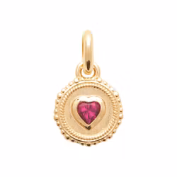 Lia Red Necklace Gold