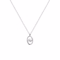 Apolline Necklace Silver