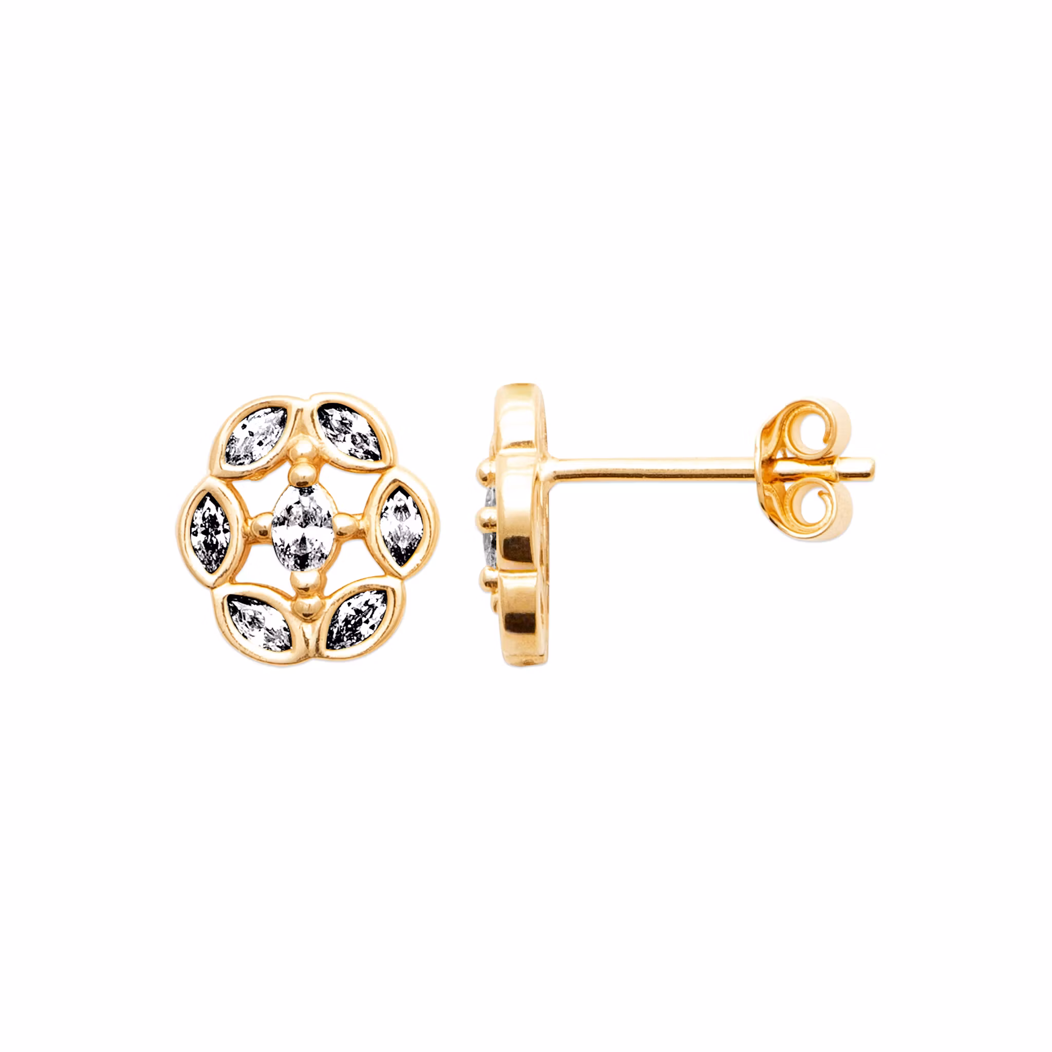 Hermine Earrings Gold