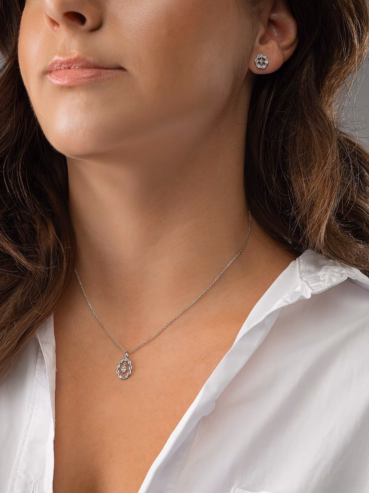 Hermine Necklace Silver