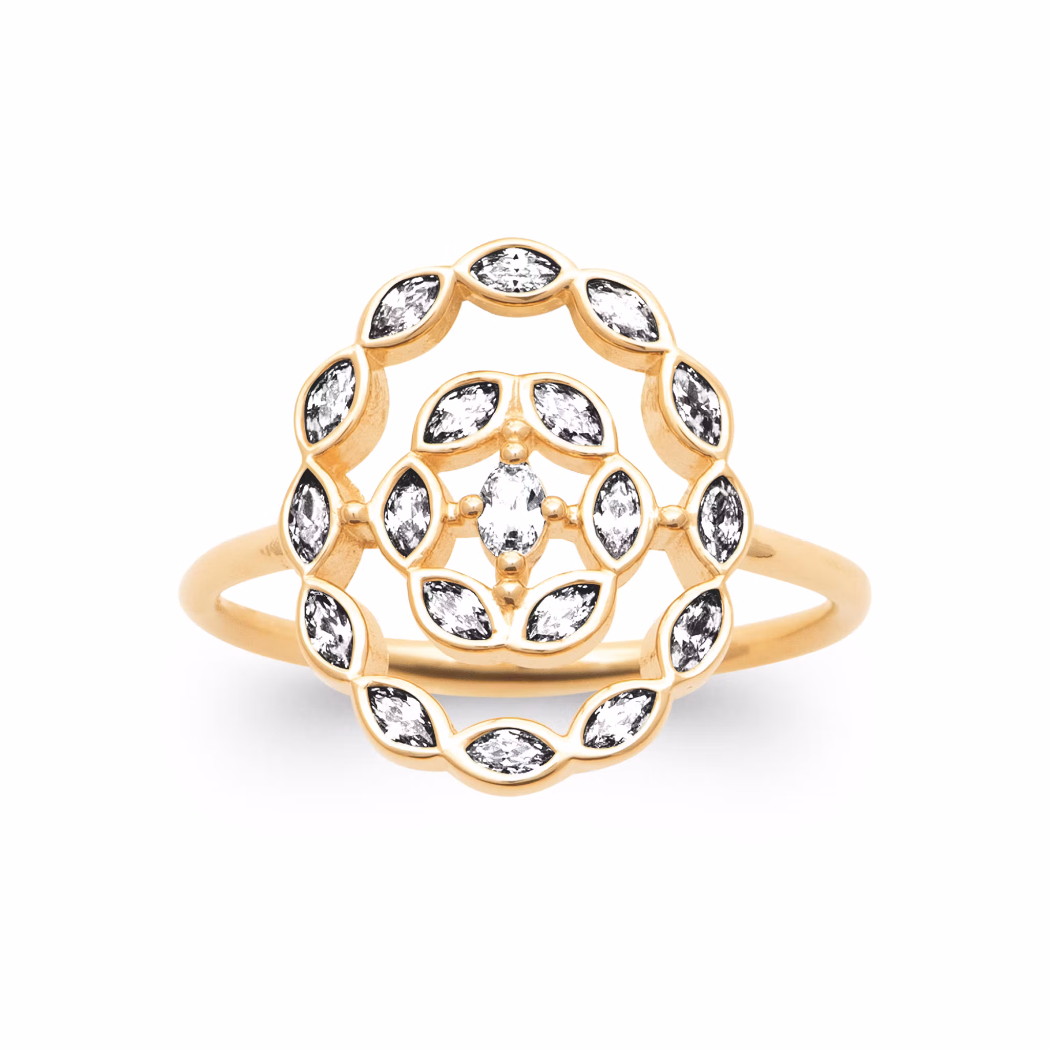 Hermine Grand Ring Gold